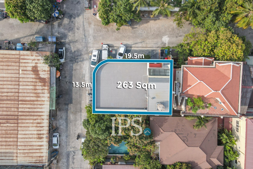 4 Storey Corner Commercial Building For Rent - Beoung Kak 1, Phnom Penh