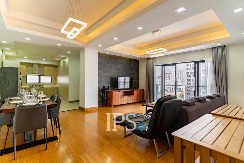 3 Bedroom Serviced Apartment For Rent - BKK 1, Phnom Penh