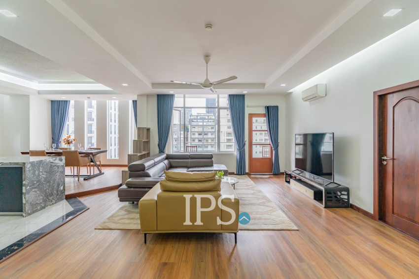 3 Bedroom Serviced Apartment For Rent - BKK 1, Phnom Penh