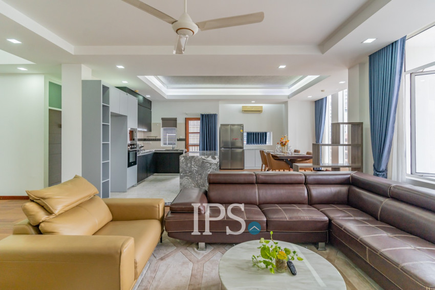 3 Bedroom Serviced Apartment For Rent - BKK 1, Phnom Penh