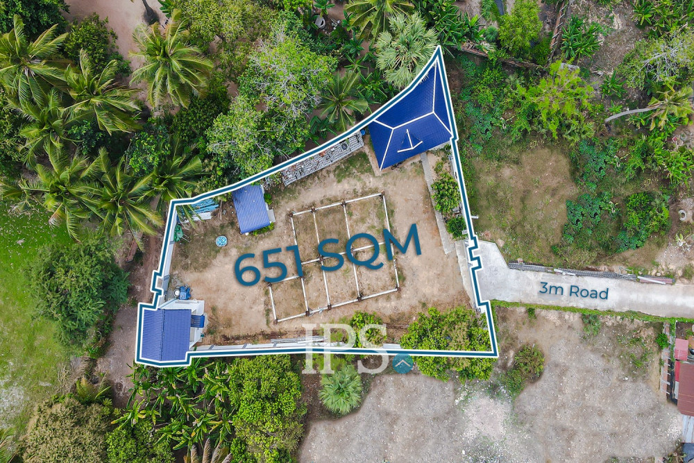 651 Sqm Developed Land For Sale - Sra Ngae, Siem Reap