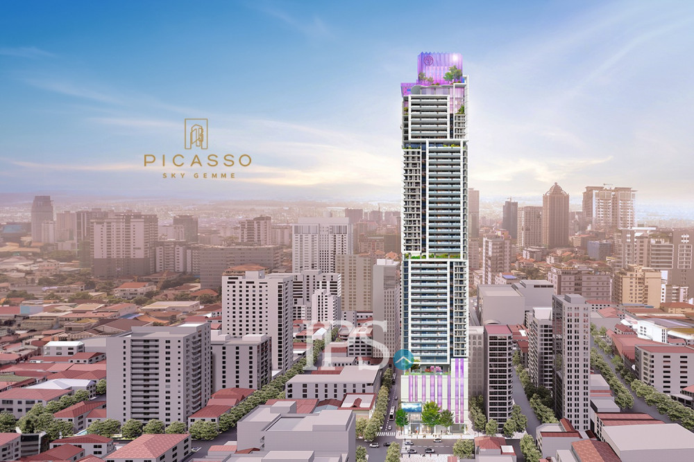 1 Bedroom Condo For Sale - Picasso Sky Gemme Type A1 Luxury Condominium - BKK1, Phnom Penh - Image 24
