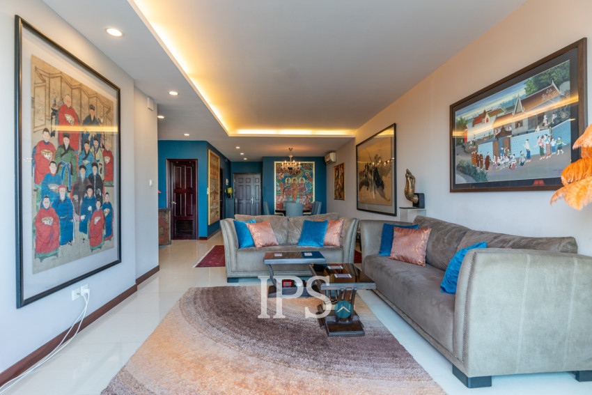 7th Floor 2 Bedroom Condo For Sale - Rose Condo, Tonle Bassac, Phnom Penh