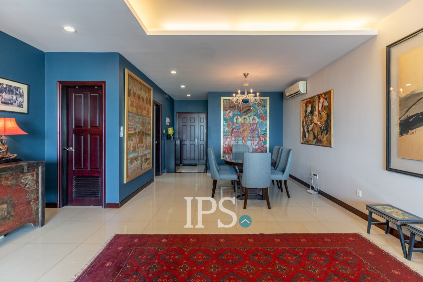 7th Floor 2 Bedroom Condo For Sale - Rose Condo, Tonle Bassac, Phnom Penh