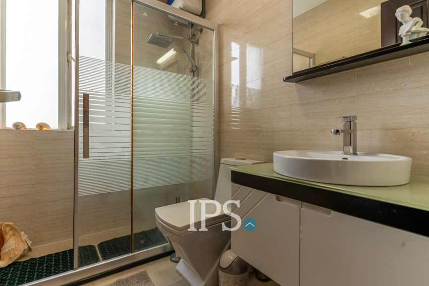 7th Floor 2 Bedroom Condo For Sale - Rose Condo, Tonle Bassac, Phnom Penh