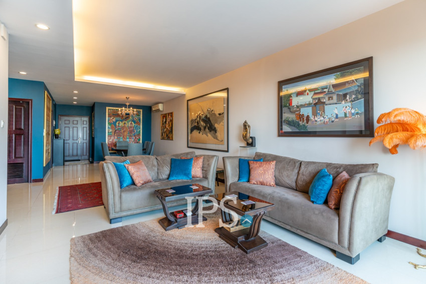 7th Floor 2 Bedroom Condo For Sale - Rose Condo, Tonle Bassac, Phnom Penh
