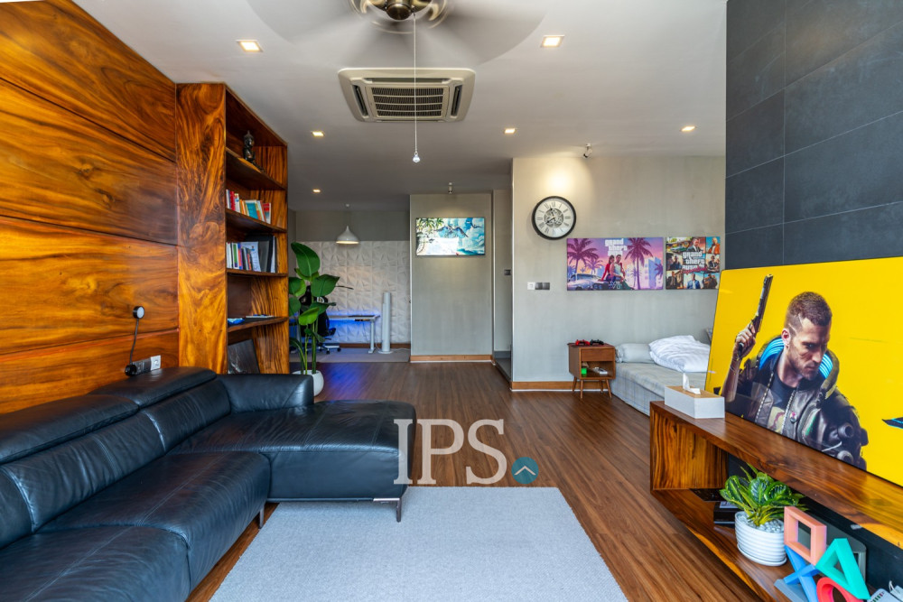 84 Sqm Studio Condo For Sale - Mekong View Tower 3, Chroy Changvar, Phnom Penh