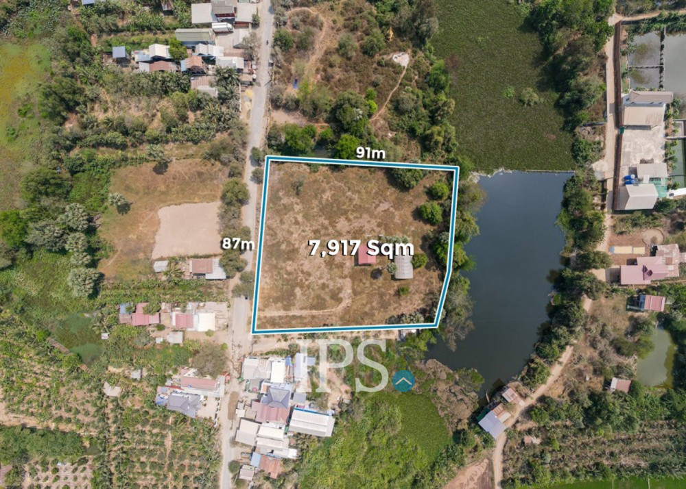 7,917 Sqm Land For Sale - Banteay Daek, Kien Svay, Kandal Province