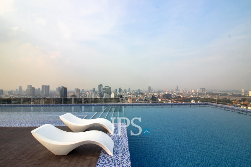 1 Bedroom Condo  For Rent - M Residence, BKK1, Phnom Penh