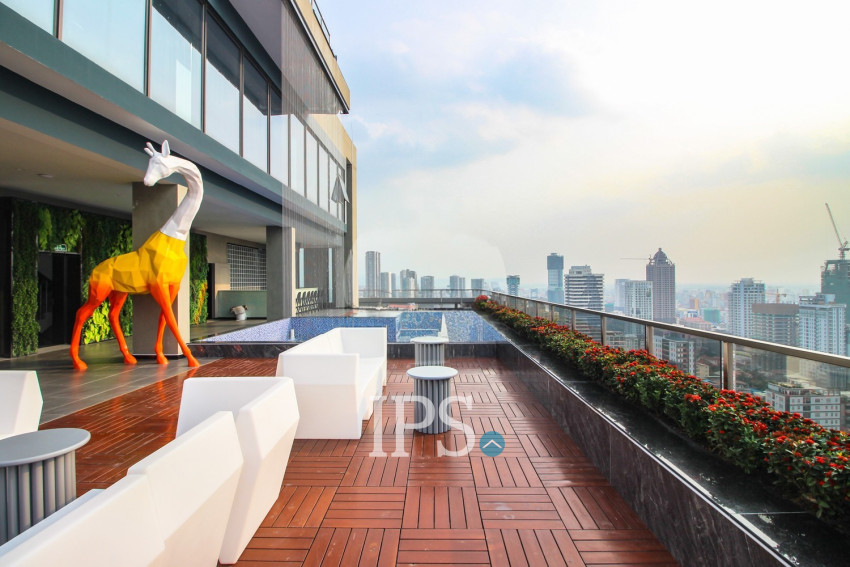 1 Bedroom Condo  For Rent - M Residence, BKK1, Phnom Penh