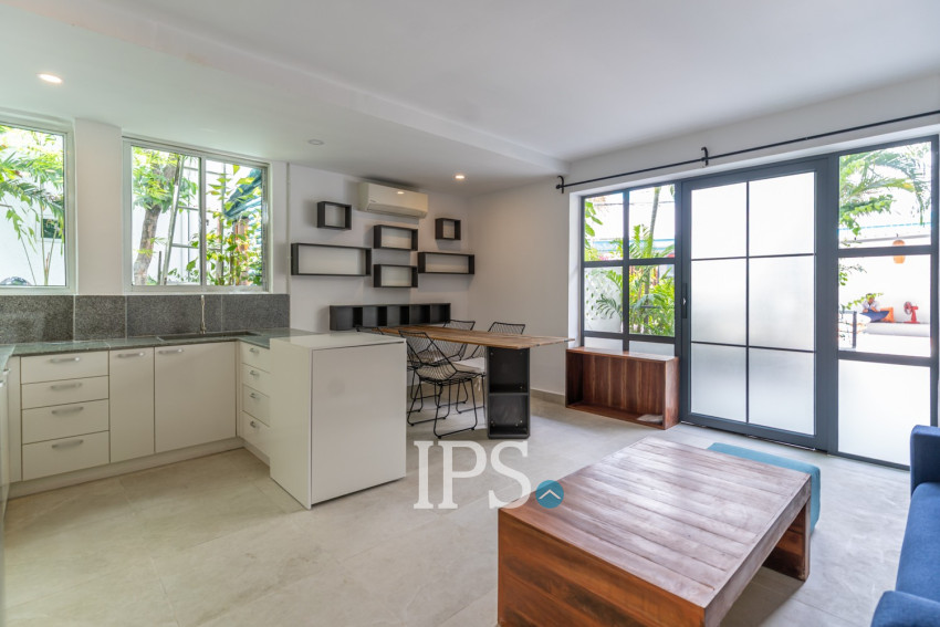 1 Bedroom Renovated Apartment For Rent - Tonle Bassac, Phnom Penh