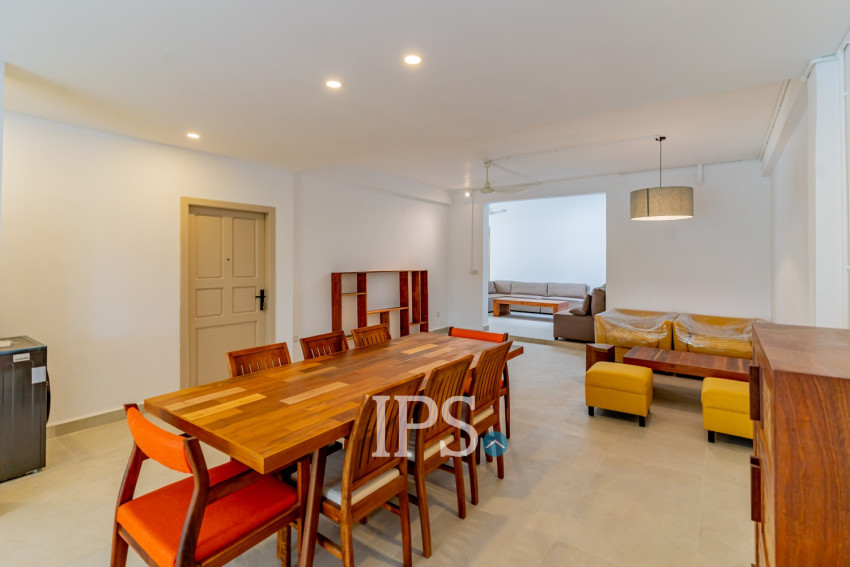 Renovated 4 Bedroom Apartment For Rent - Tonle Bassac, Phnom Penh