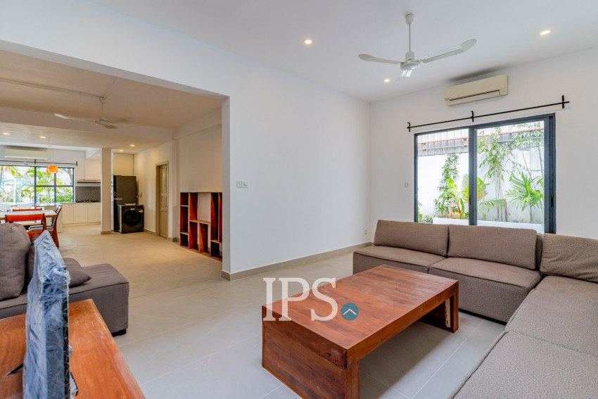 Renovated 4 Bedroom Apartment For Rent - Tonle Bassac, Phnom Penh