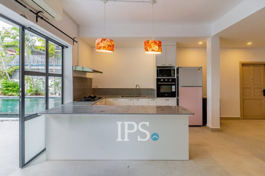 Renovated 4 Bedroom Apartment For Rent - Tonle Bassac, Phnom Penh