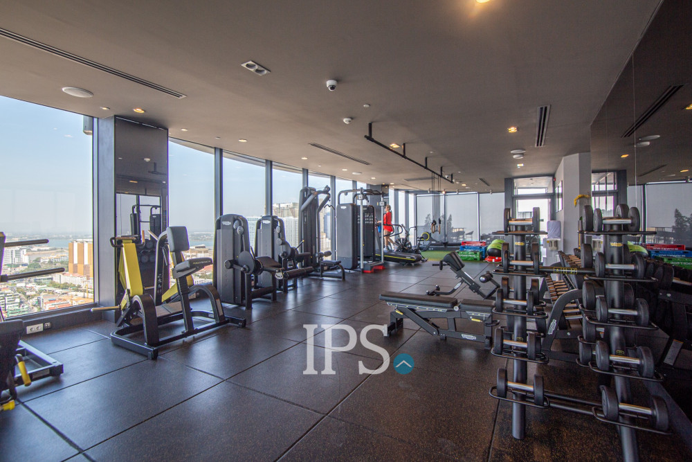 39 Sqm Studio Condo For Rent - The Penthouse, Tonle Bassac, Phnom Penh - Image 15