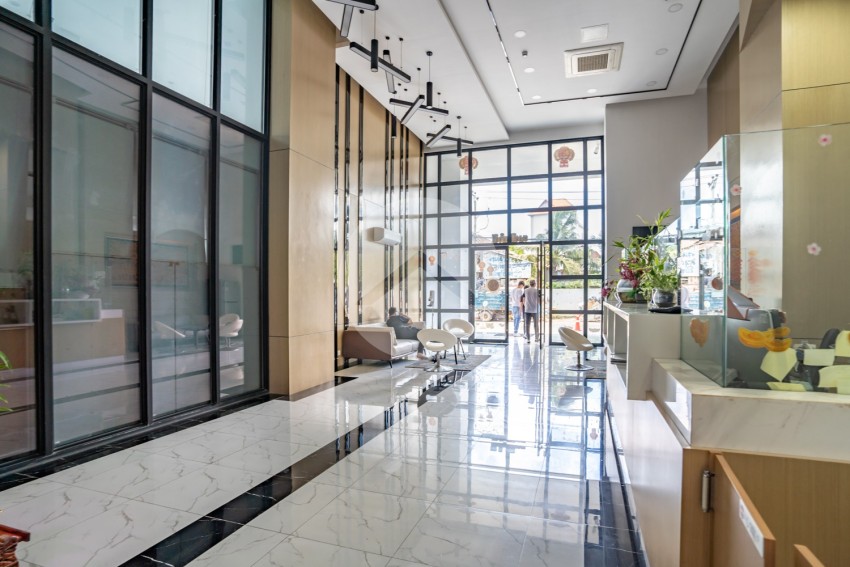 34 Sqm Studio Condo For Rent - Chroy Changvar, Phnom Penh