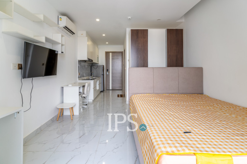 34 Sqm Studio Condo For Rent - Chroy Changvar, Phnom Penh