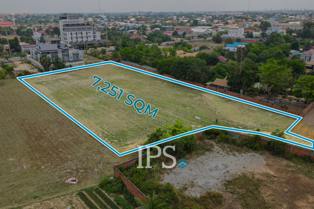 7,251 Sqm Land For Sale - Chreav, Siem Reap