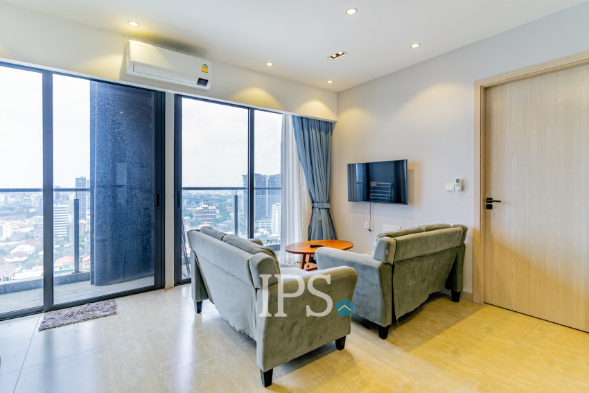 2 Bedroom Condo For Rent - Time Square 2, Boeung Kak 1, Phnom Penh