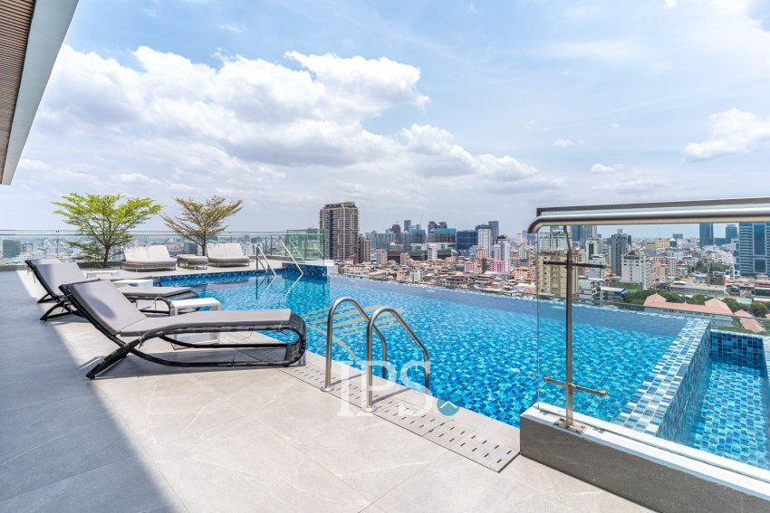 1 Bedroom Serviced Apartment  For Rent - BKK2, Phnom Penh