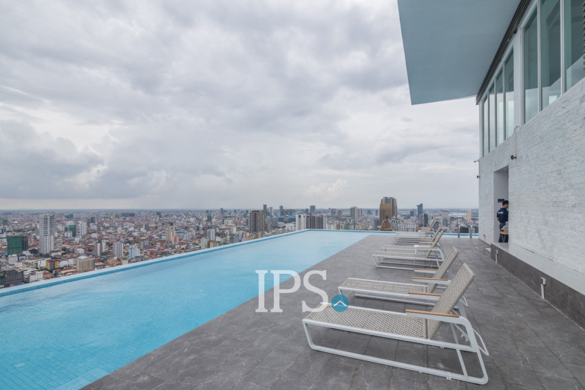 2 Bedroom Condo For Rent - J Tower 2, BKK1, Phnom Penh