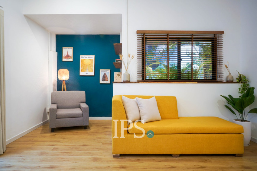 Renovated 5 Bedroom Apartment For Rent- Phsar Thmei 3, Phnom Penh