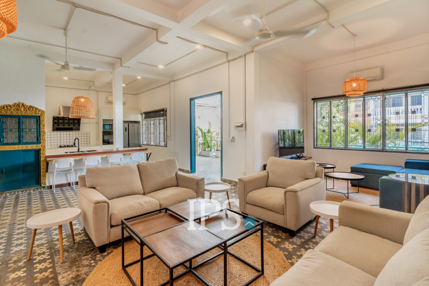 Renovated  Duplex 5 Bedroom Apartment For Rent - Phsar Thmei 3, Phnom Penh