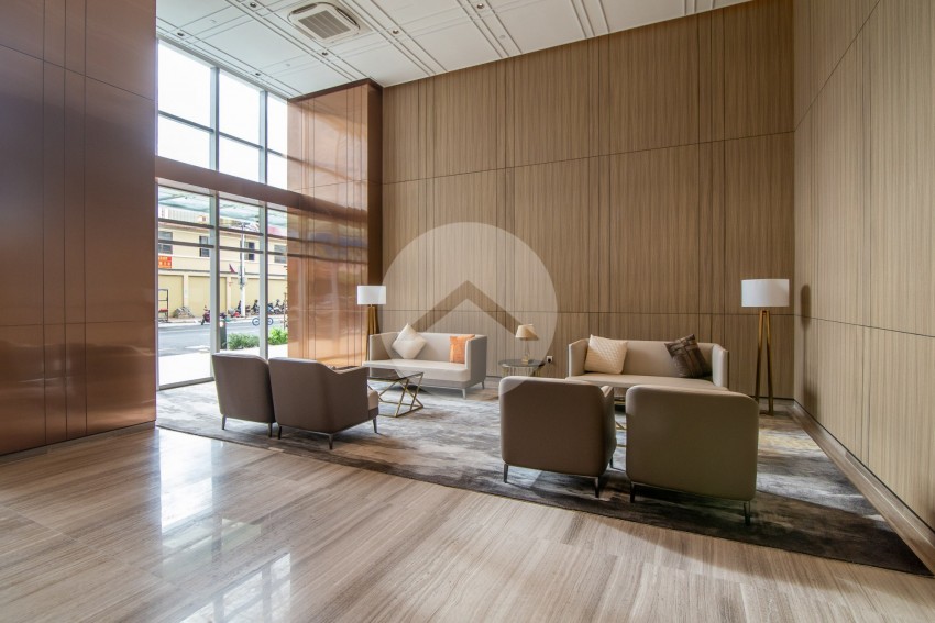 31st Floor 47 Sqm Studio For Rent - The Peak, Tonle Bassac, Phnom Penh