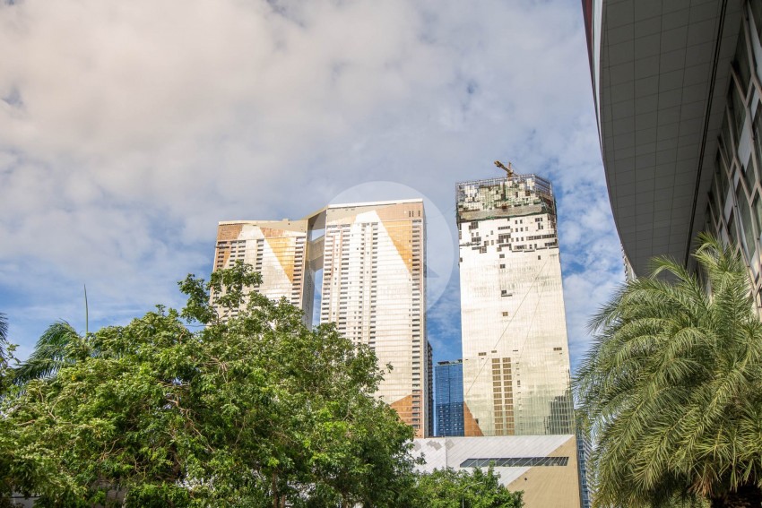 31st Floor 47 Sqm Studio For Rent - The Peak, Tonle Bassac, Phnom Penh