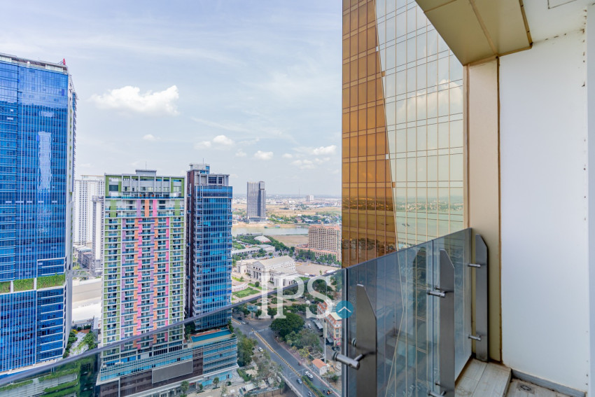 31st Floor 47 Sqm Studio For Rent - The Peak, Tonle Bassac, Phnom Penh