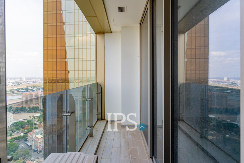 31st Floor 47 Sqm Studio For Rent - The Peak, Tonle Bassac, Phnom Penh