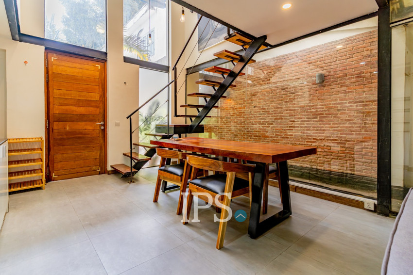 Loft 1 Bedroom Serviced Apartment For Rent - BKK1, Phnom Penh