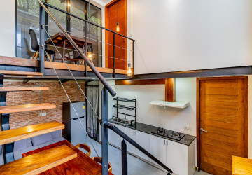 Loft 1 Bedroom Serviced Apartment For Rent - BKK1, Phnom Penh thumbnail