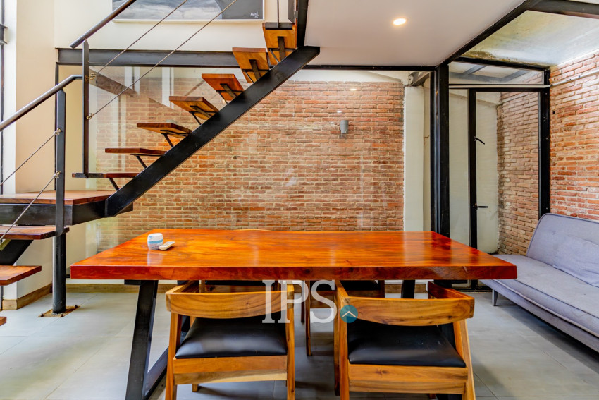 Loft 1 Bedroom Serviced Apartment For Rent - BKK1, Phnom Penh