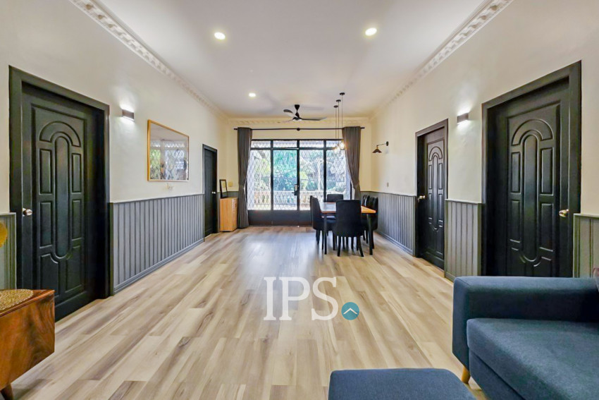 Renovated 3 Bedroom Apartment For Rent - BKK1, Phnom Penh