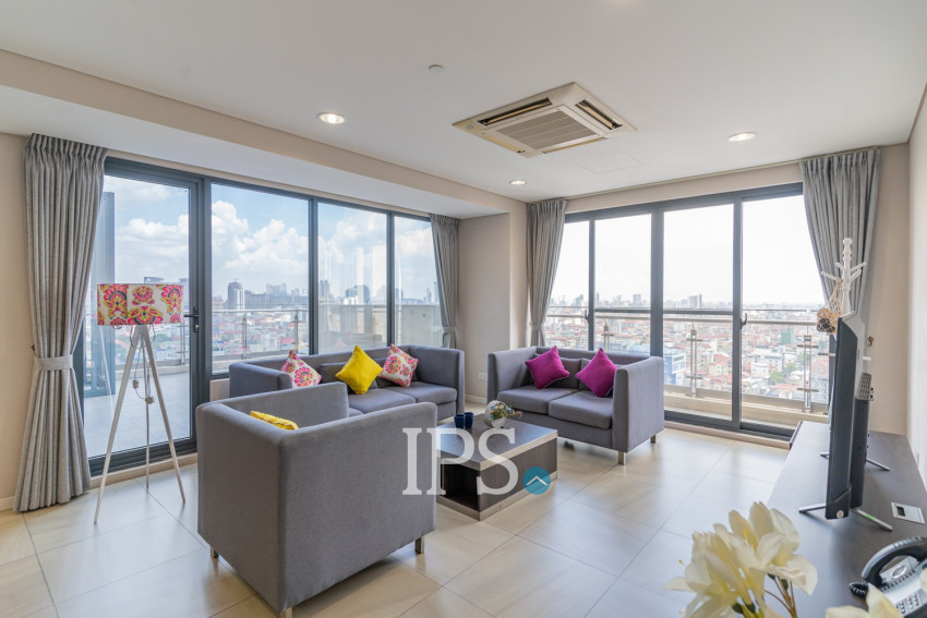 2 Bedroom Serviced Apartment For Rent - Teuk La Ark 1 , Phnom Penh