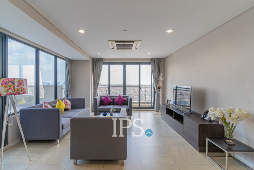2 Bedroom Serviced Apartment For Rent - Teuk La Ark 1 , Phnom Penh