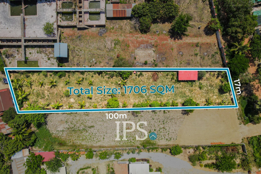1,706 Sqm Land For Sale - Sangkat Siem Reap, Siem Reap