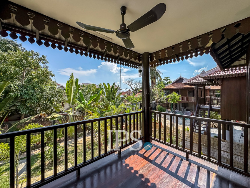 2 Bedroom Wooden House For Rent - Sala Kamreuk, Siem Reap