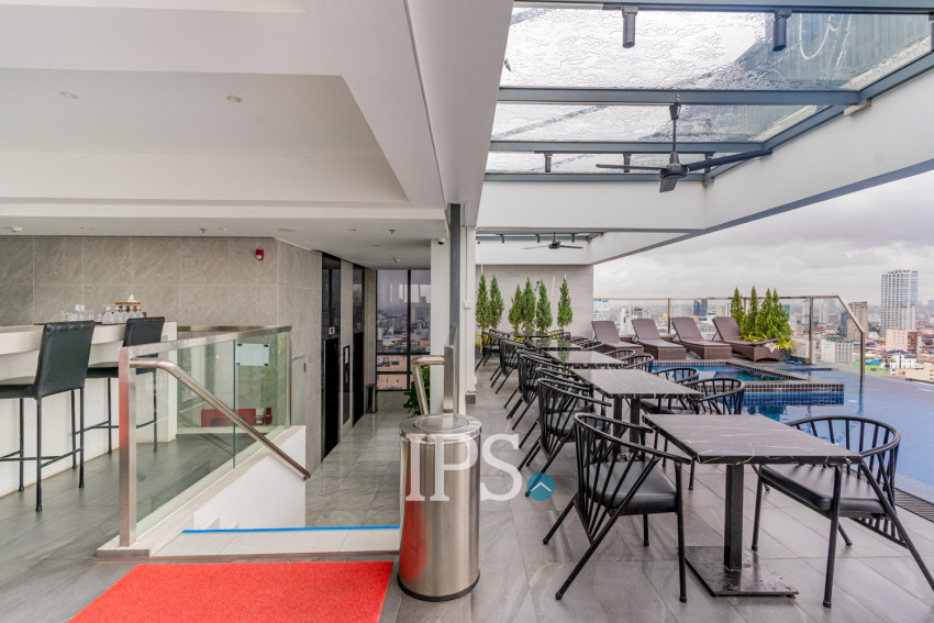 9th Floor 1 Bedroom Condo For Sale - Parc 21 Residence, Boeung Trabek, Phnom Penh