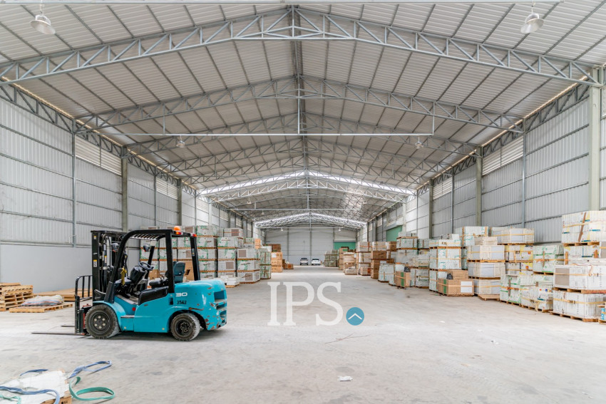 4,500 Sqm Warehouse For Rent -  Trapeang Krasang, Phnom Penh