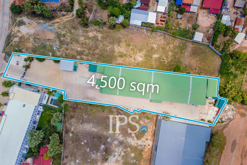 4,500 Sqm Warehouse For Rent -  Trapeang Krasang, Phnom Penh