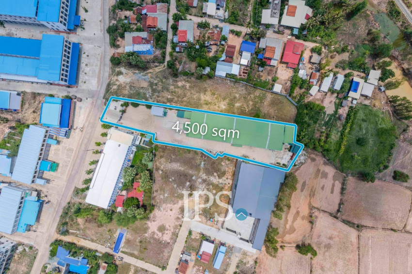 4,500 Sqm Warehouse For Rent -  Trapeang Krasang, Phnom Penh