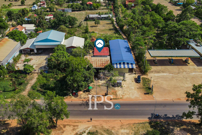 490 Sqm Commercial Land For Rent - Kandaek, Prasat Bakong, Siem Reap