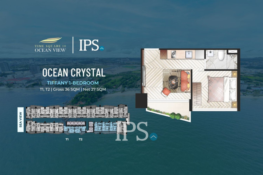 Time Square 10 Beachfront Condo For Sale - Otres Beach 1, Sihanoukville