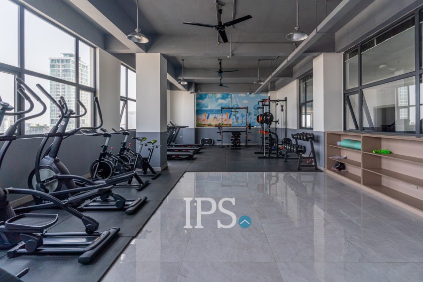 33 Sqm Studio For Rent - Real Hope Condo, Boeung Trabek, Phnom Penh