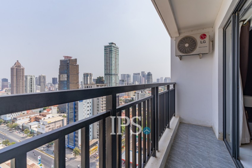 33 Sqm Studio For Rent - Real Hope Condo, Boeung Trabek, Phnom Penh