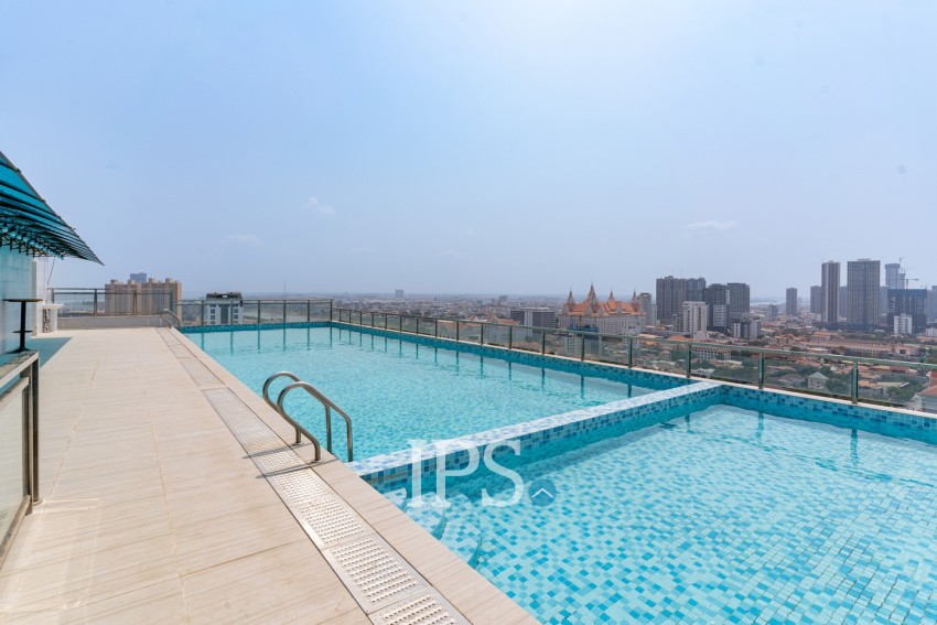 33 Sqm Studio For Rent - Real Hope Condo, Boeung Trabek, Phnom Penh