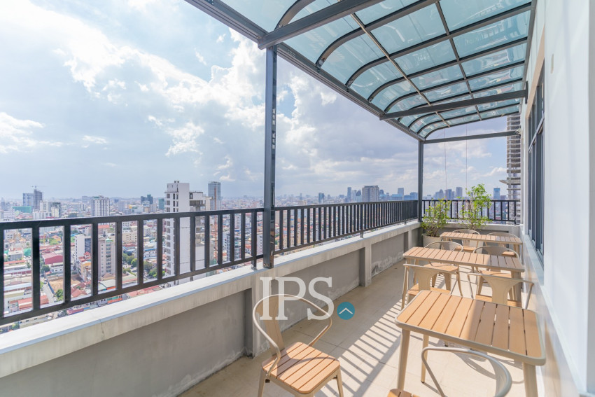 33 Sqm Studio For Rent - Real Hope Condo, Boeung Trabek, Phnom Penh