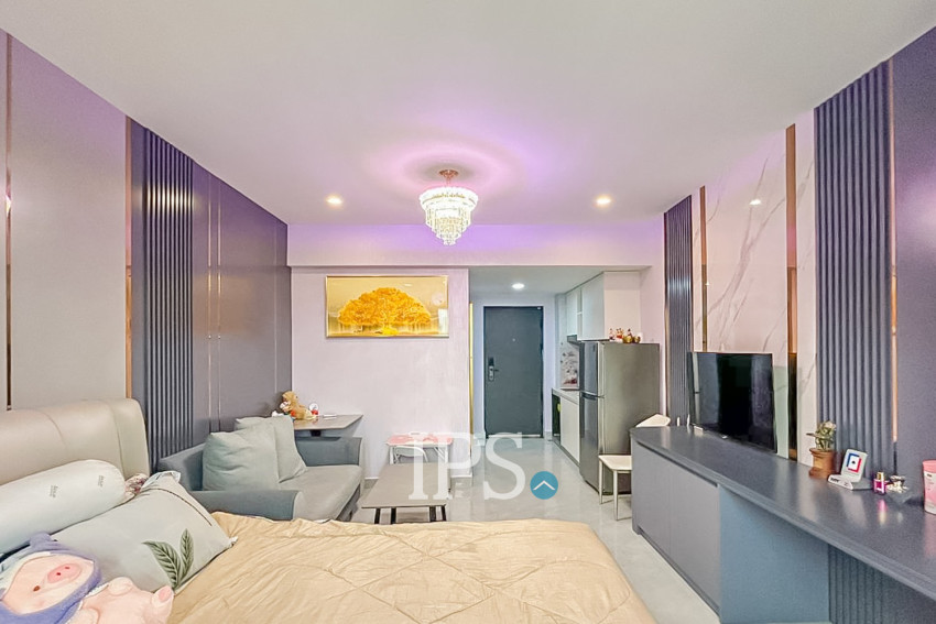 33 Sqm Studio For Rent - Real Hope Condo, Boeung Trabek, Phnom Penh